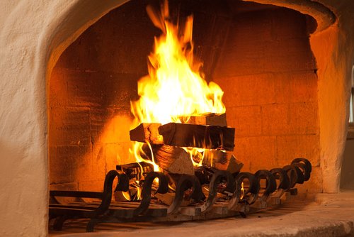 Feuer im Kamin